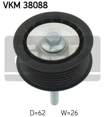 Vratná/vodiaca kladka rebrovaného klinového remeňa SKF (VKM 38088)